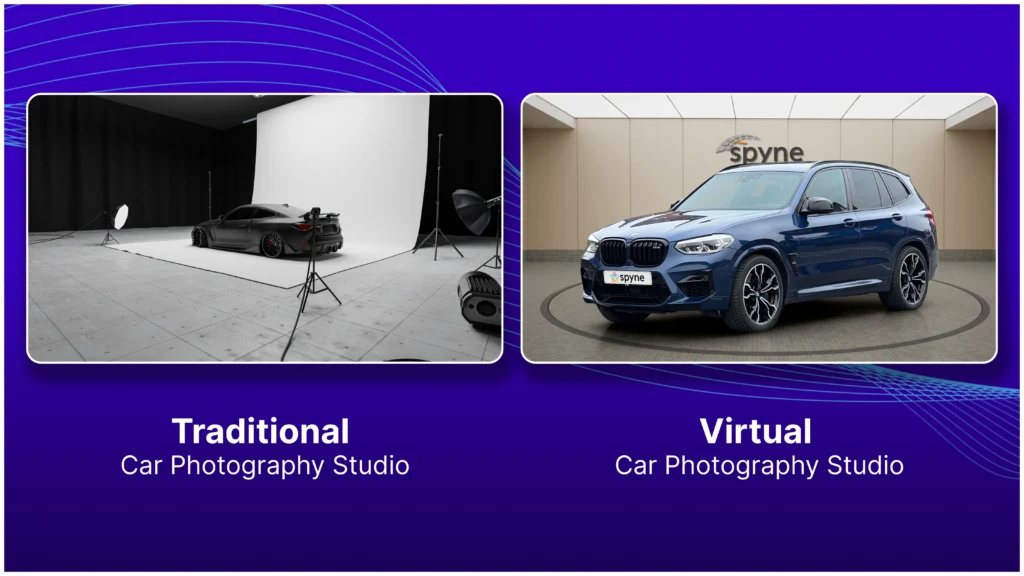 Traditional Car Photography Studio vs. Virtual Car Photography Studio