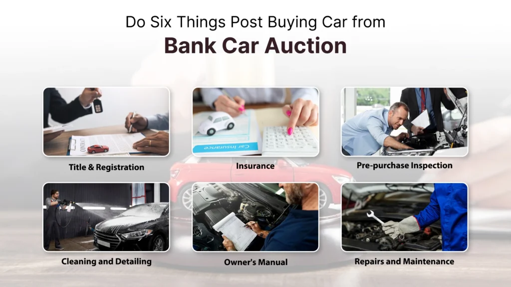 Do these things post buying a car from auction