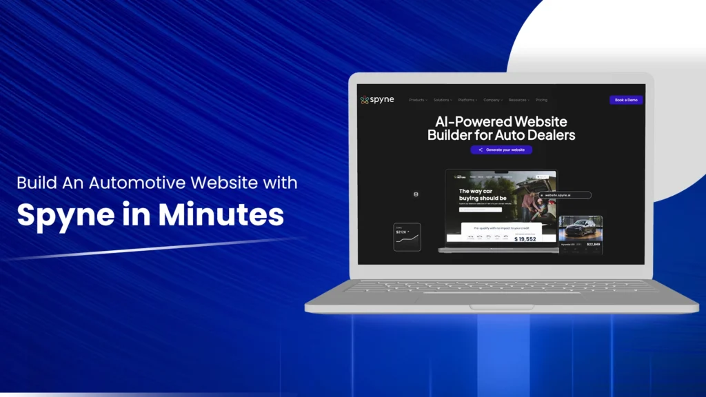 Build An Automotive Website with Spyne in Minutes