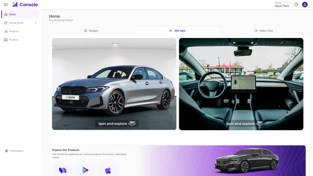 Spyne 360 Car View