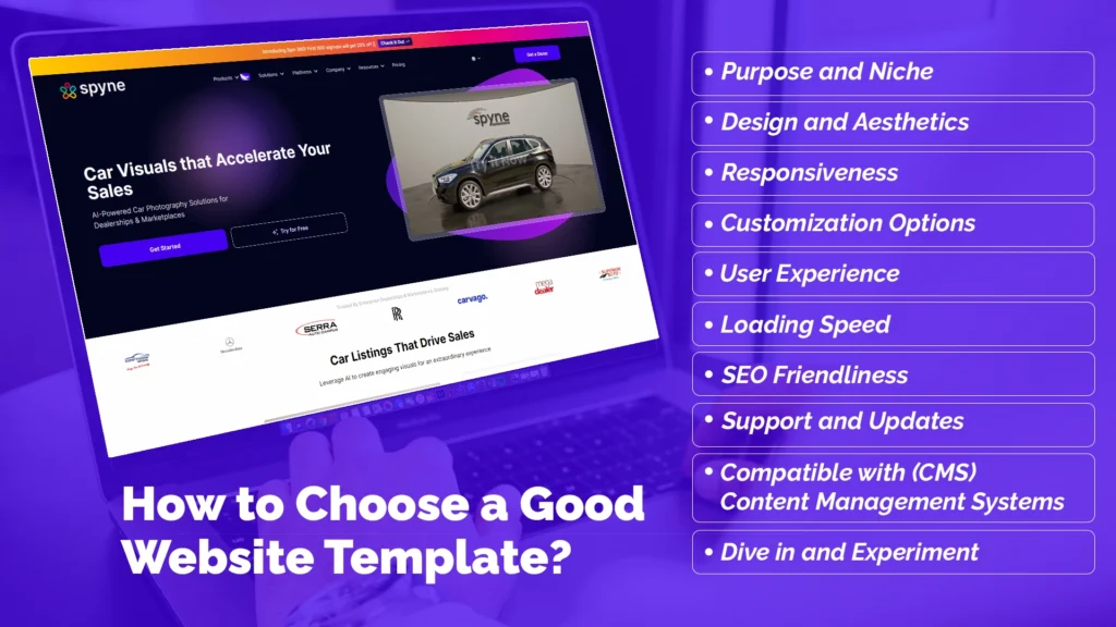 How to choose a good website template?