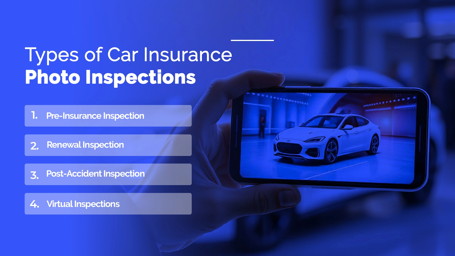 Types of Car Insurance Photo Inspections