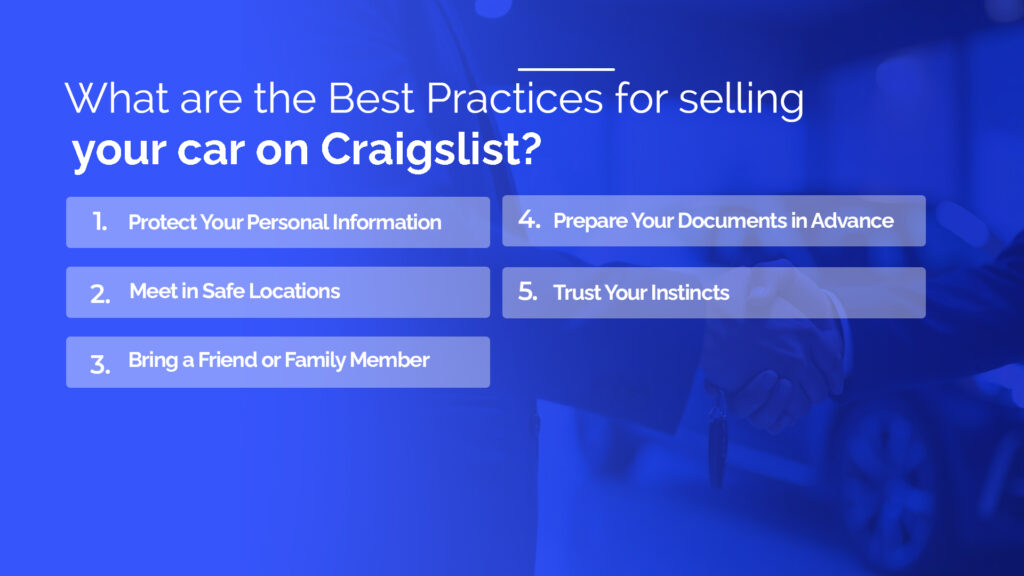 Best Practices How To Sell a Car on Craigslist