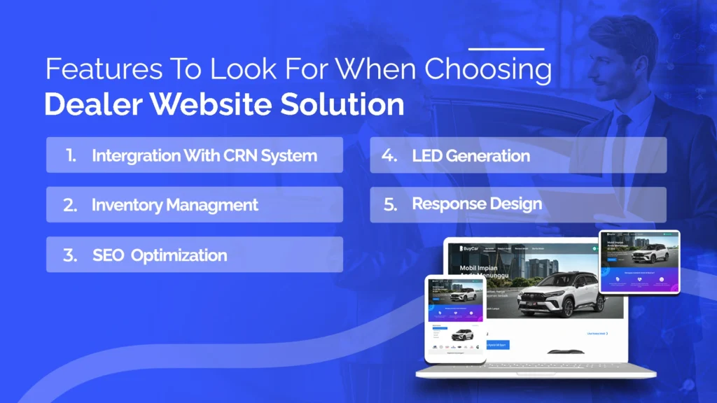 Features to Look for When Choosing Dealer Website Solutions