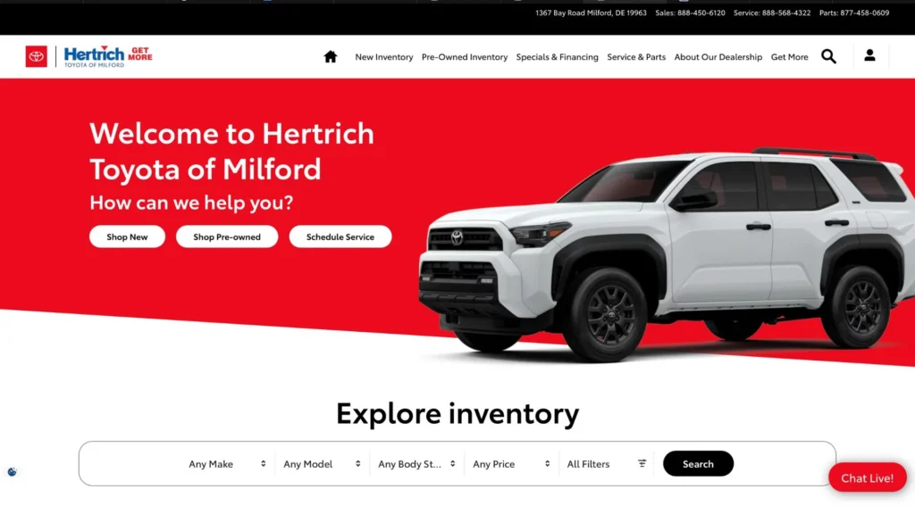 Hertrich Toyota of Milford (Milford, DE)