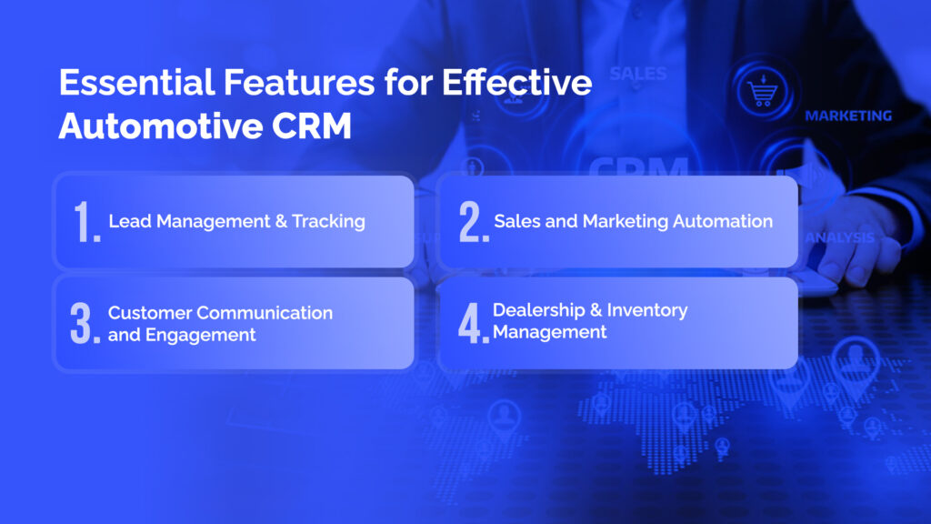 essential features of effective Automotive CRM