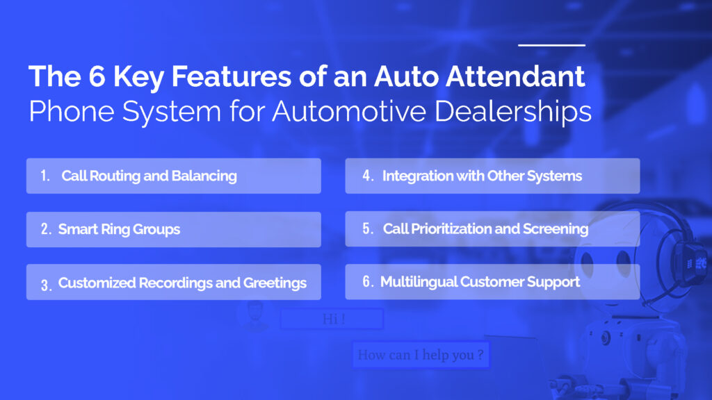 Features of An Auto Attendant Phone System