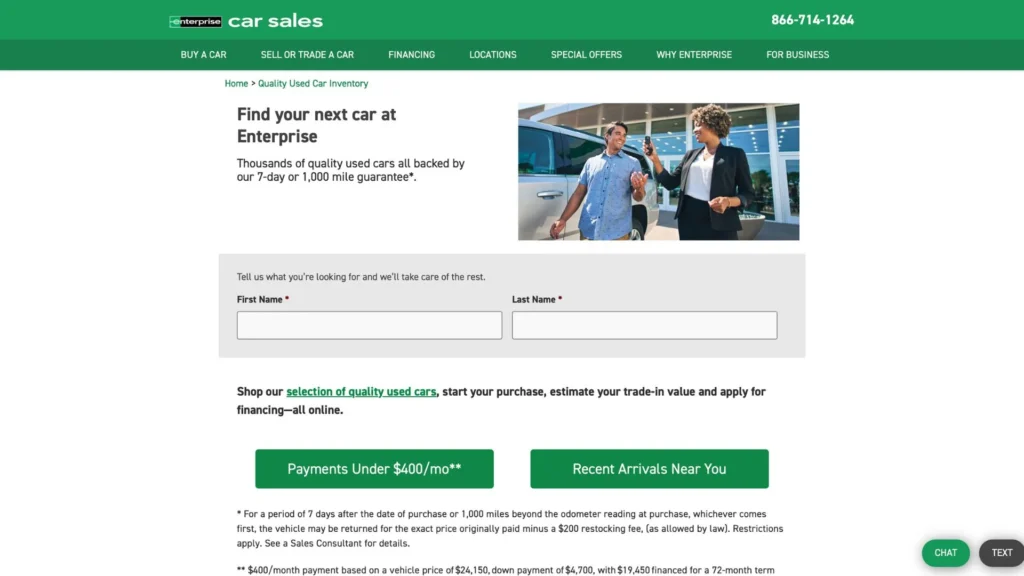 Enterprise Car Sales (Multiple Locations)