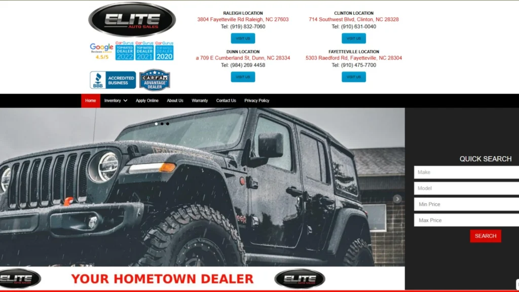 Elite Auto Sales (Raleigh, NC)