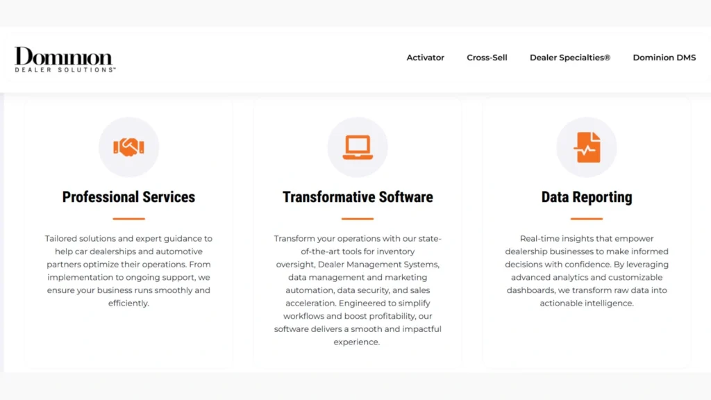 Dominion Dealer Solutions CRM