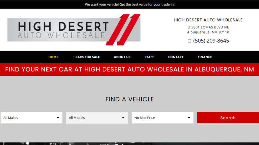 High Desert Auto Wholesale